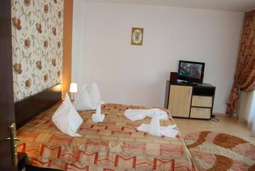 Фото номера Люкс с джакузи Отель Hotel Brancoveanu г. Моечу-де-Жос 18