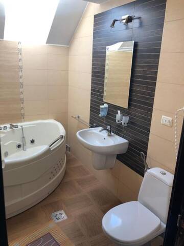Фото номера Люкс с джакузи Отель Hotel Brancoveanu г. Моечу-де-Жос 2