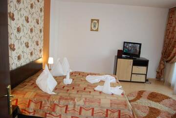 Фото номера Люкс с джакузи Отель Hotel Brancoveanu г. Моечу-де-Жос 7